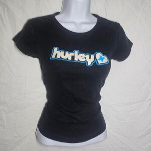 Vintage y2k 2000s skater hurley baby tee